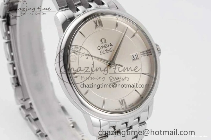 0313 Bright De Ville SS DIWF 1:1 Best Edition Silver Dial SS Markers on SS Bracelet MIYOTA 7848